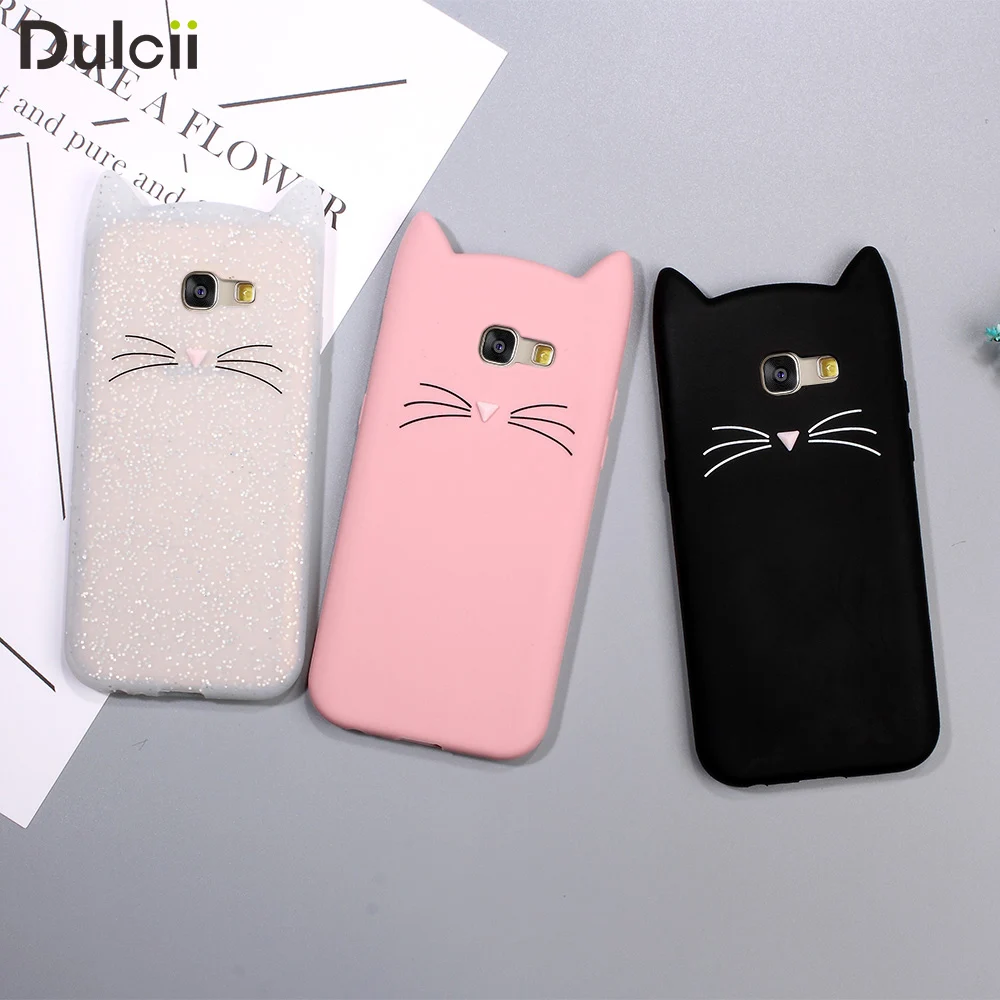 Dulcii Phone Case for Samsung Galaxy A5 A3 2017 Cute 3D